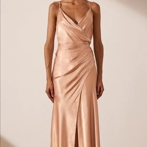 Shona Joy La Lune Desert Rose Ruched Dress